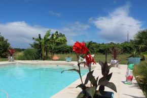 Gîte à la ferme avec piscine